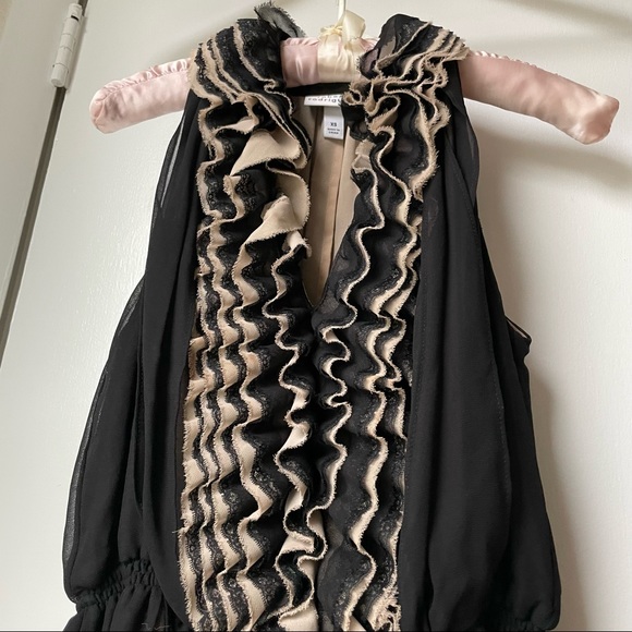 Robert Rodriguez Neiman Marcus for Target Black Lace Ruffle Top Size XS - Picture 5 of 7